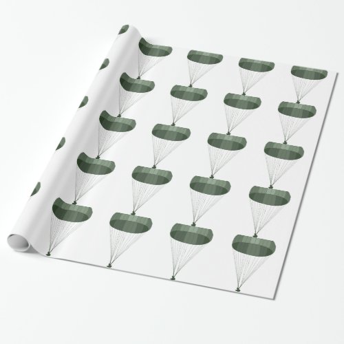 Airborne Paratrooper Wrapping Paper