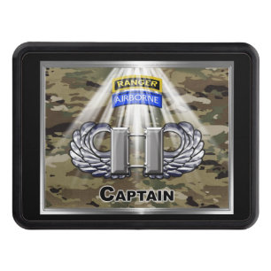 Airborne Ranger Captain Company Commander Hitch Cover