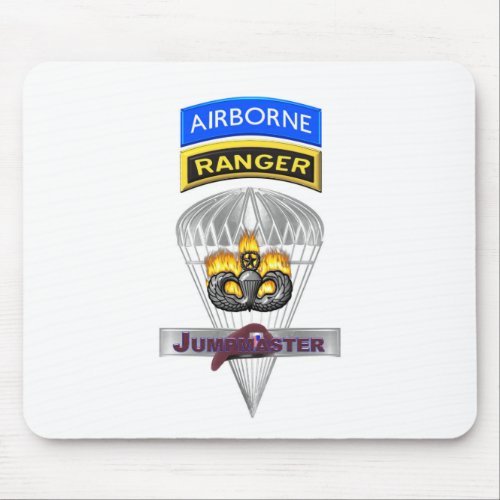 Airborne Ranger Jumpmaster Commemorative Mouse Pad