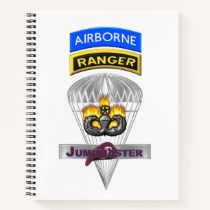 Airborne Ranger Jumpmaster Commemorative Notebook