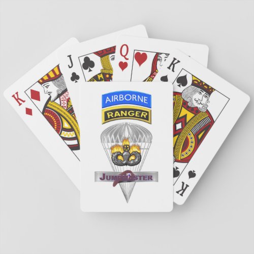 Airborne Ranger Jumpmaster Commemorative Playing Cards
