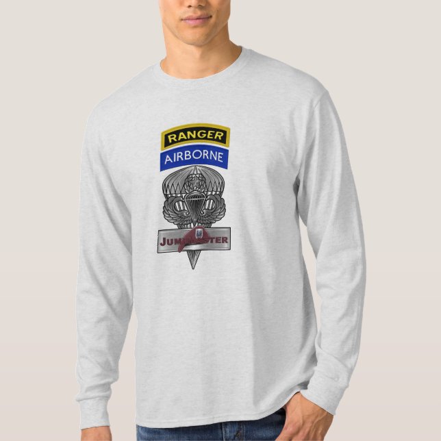 Airborne Ranger Jumpmaster  T-Shirt (Front)