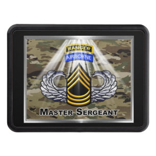 Airborne Ranger Master Sergeant Hitch Cover