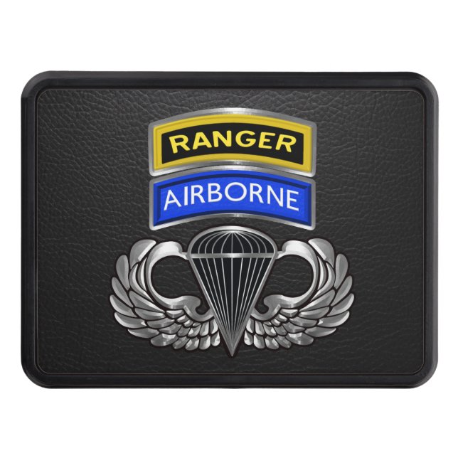 Airborne Ranger Paratrooper Hitch Cover (Front)