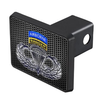 Airborne Ranger Tabs with Jump Wings Hitch Cover | Zazzle