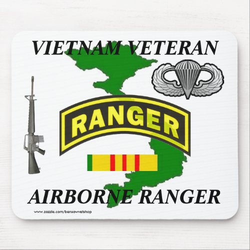 Airborne Ranger Vietnam Mousepad 1w