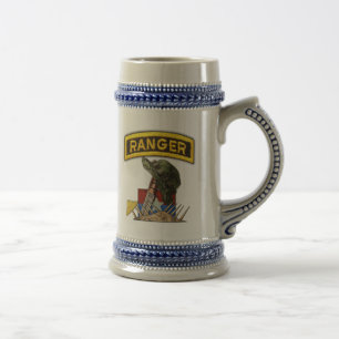 Airborne Rangers Veterans Vets LRRP Beer Stein