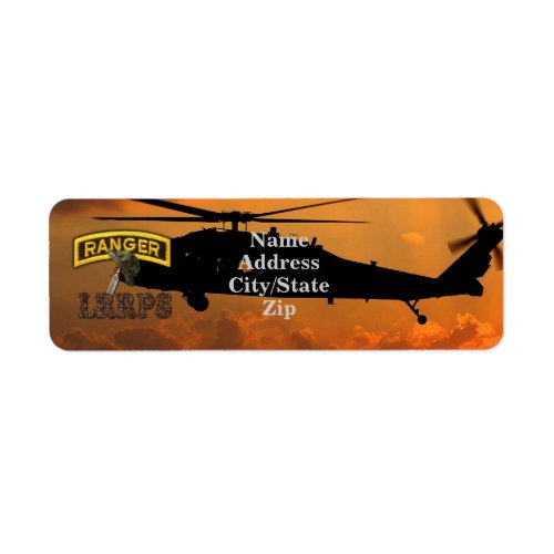 Airborne Rangers Veterans Vets LRRP Label