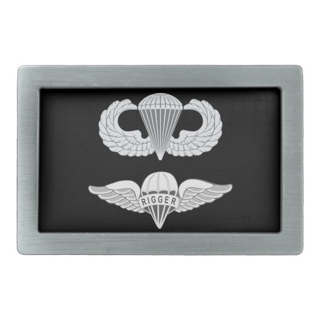 Airborne Rigger Belt Buckle (Front)
