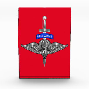 Airborne Rigger Dagger Custom Photo Block