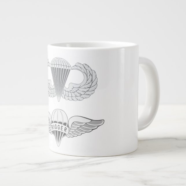 Airborne Rigger Giant Coffee Mug (Front Right)