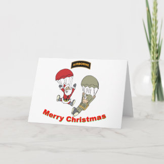 Airborne Santa II Holiday Card