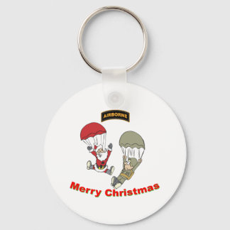 Airborne Santa II Keychain
