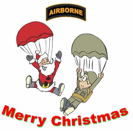 Airborne Santa Ii Statuette