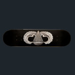 Airborne Skateboard<br><div class="desc">Original photo of an Airborne badge</div>