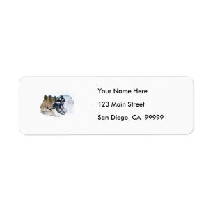 Airborne Snowmobile Label