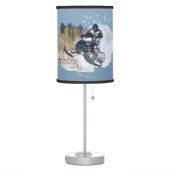 Airborne Snowmobile Table Lamp (Left)