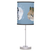 Airborne Snowmobile Table Lamp (Front)