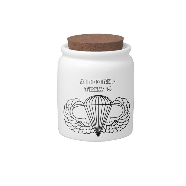 Airborne Treats Candy Jar (Front)