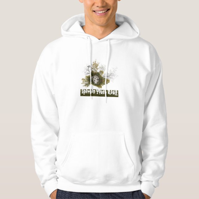 Airborne Treehugger design Hoodie (Front)