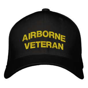 AIRBORNE VETERAN EMBROIDERED BASEBALL CAP