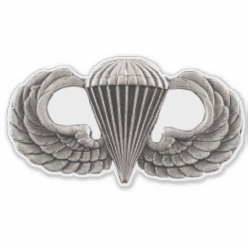 Airborne Wings Sticker | Zazzle