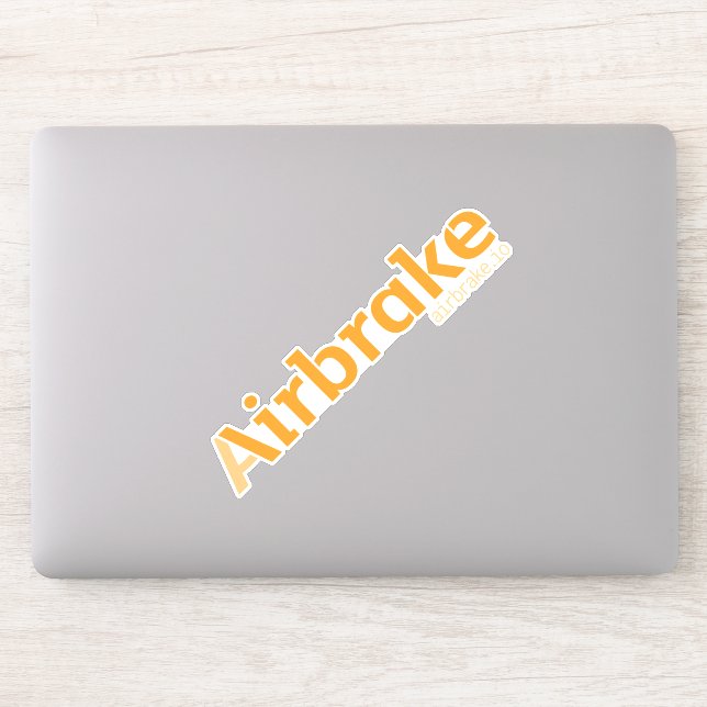 Airbrake logo sticker (Computer)