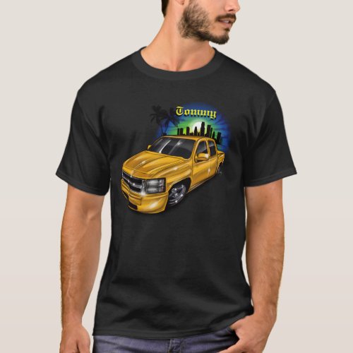 Airbrush Custom Truck customizable  T_Shirt