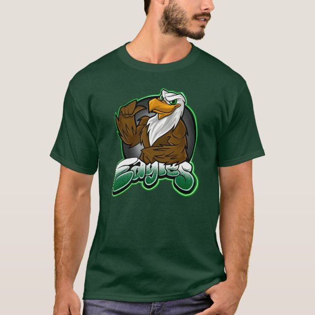 Airbrush eagles T-Shirt (Front)