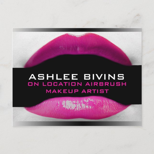 Airbrush Makeup Artist  Postcards (Front)