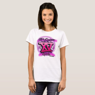 Airbrush personalized mis Quince T-Shirt