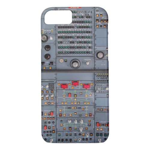 Airbus A321 Cockpit Overhead Panel iPhone 87 Case