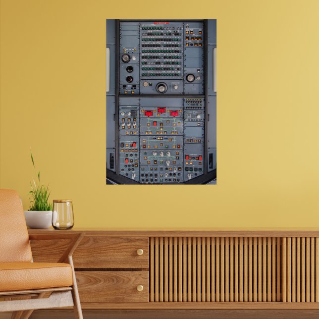 Airbus A321 Overhead Panel Poster | Zazzle