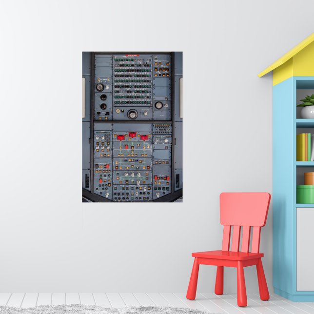 Airbus A321 Overhead Panel Poster | Zazzle