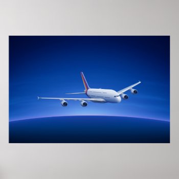Airbus A380 Poster by vladstudio at Zazzle