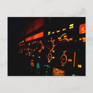 Airbus Cockpit Detail 4 Postcard