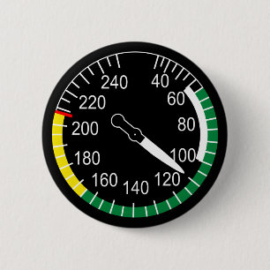 Aircraft Airspeed Indicator Button