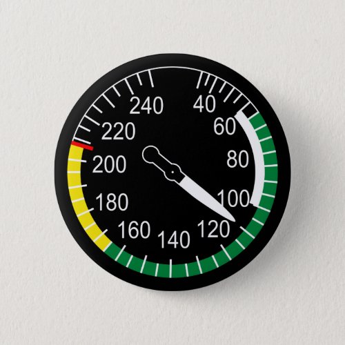 Aircraft Airspeed Indicator Button