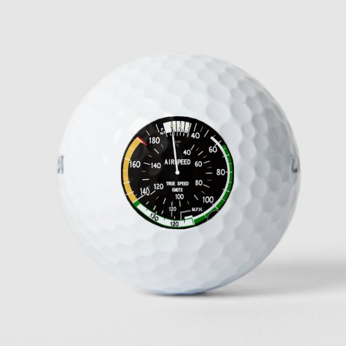 Aircraft Airspeed Indicator Flight Instrument Golf Balls