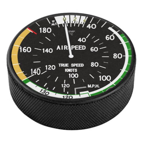Aircraft Airspeed Indicator Flight Instrument Hockey Puck