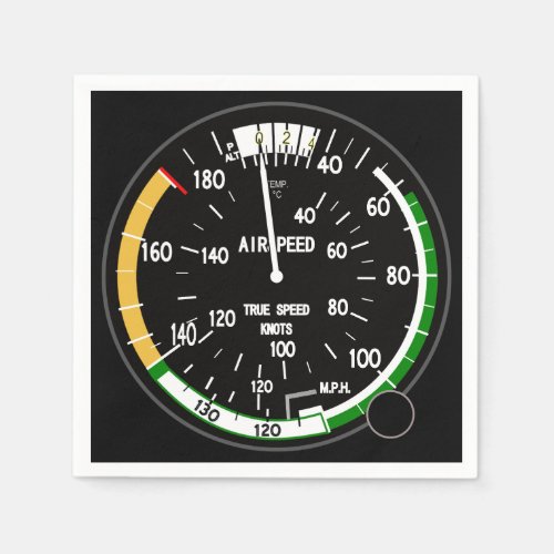 Aircraft Airspeed Indicator Flight Instrument Napkins