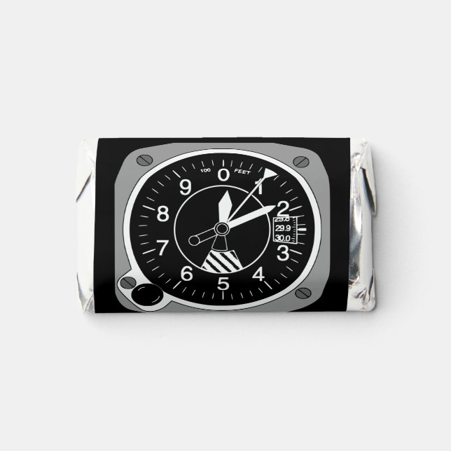Aircraft Altimeter Hershey's Miniatures (Front)