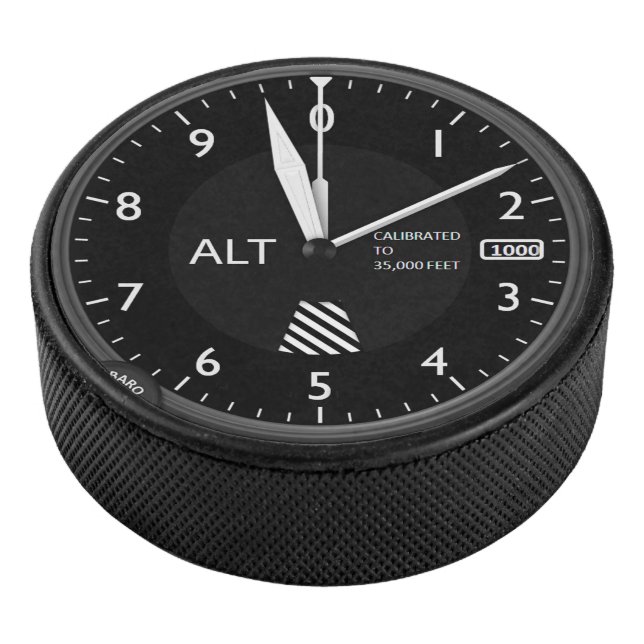 Aircraft Altimeter  Hockey Puck (3/4)
