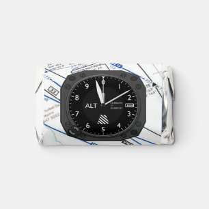 Aircraft Altimeter Sectional Map Hershey's Miniatures