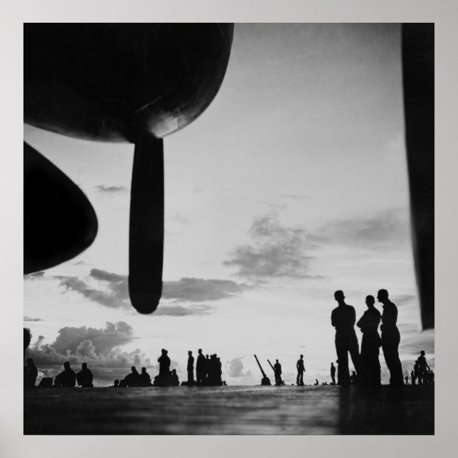 Aircraft Carrier, 1940s Poster (Front)