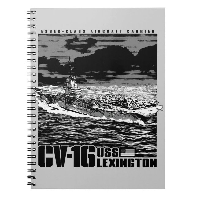 Aircraft carrier CV-16 Notebook (Front)