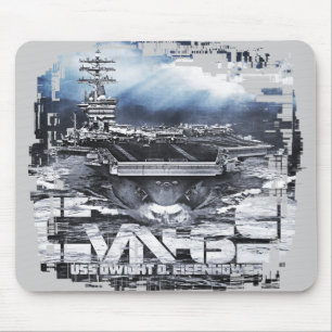 Aircraft carrier Dwight D. Eisenhower Mousepad