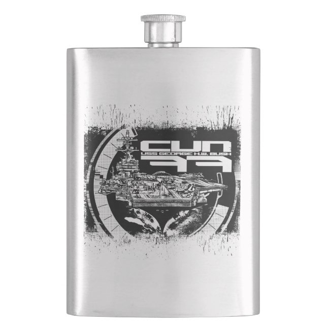 Aircraft carrier George H.W. Bush Flask (Front)