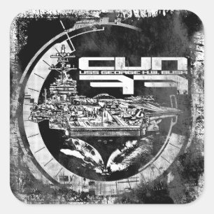 Aircraft carrier George H.W. Bush Sticker