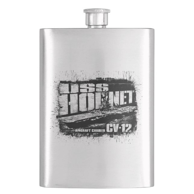 Aircraft carrier Hornet Classic Flask (Front)